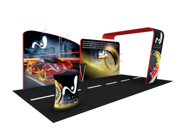 10x20 Tension Fabric Trade Show Booth (Self-Build) AENIM8
