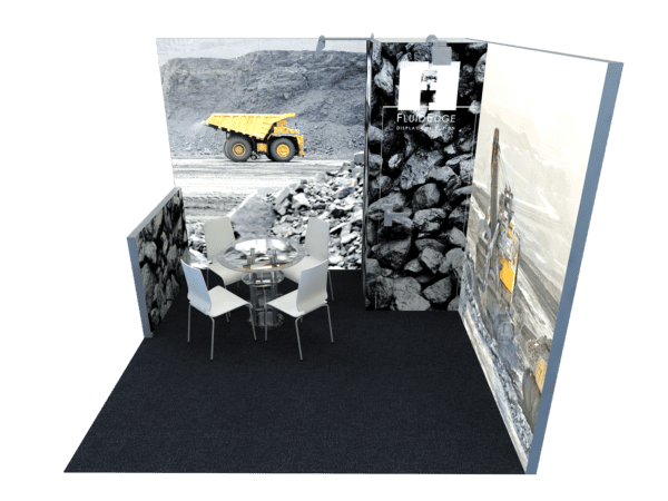 10x10 Modular Exhibit Booth AEFE45 - Image 2