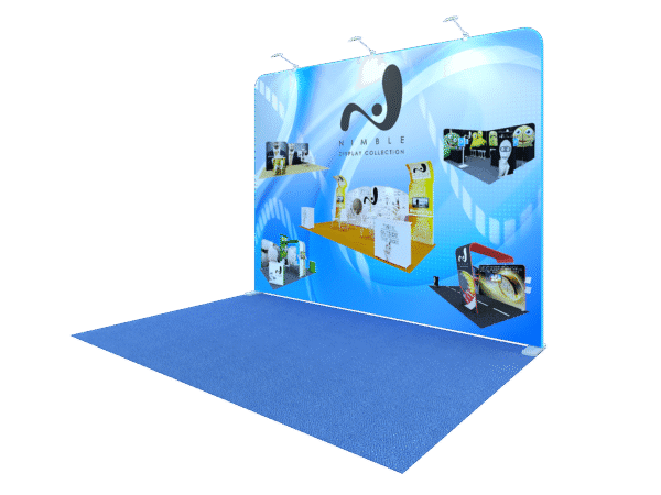 10-Foot Tension Fabric Trade Show Backwall (Self-Build) AENIM50 - Image 3